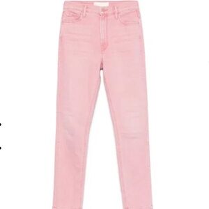 MOTHER The Dazzler Jeans In Pink